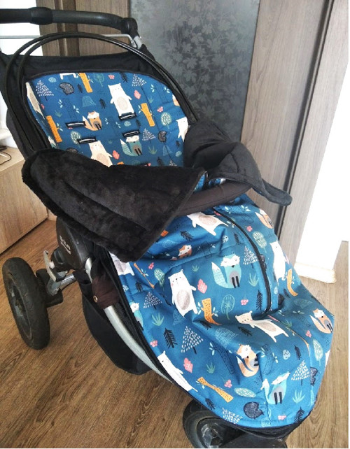 Podložka a fusak, 2v1 na Britax - Lední medvěd