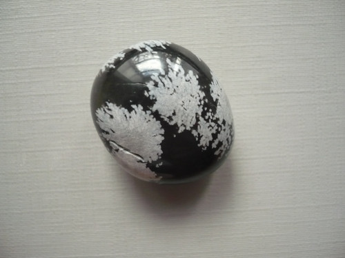 Troml. kámen - obsidián vločkový 27 mm, č.79