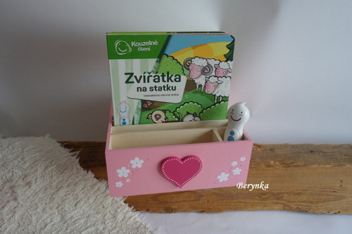 Pořadač na Albi knížky - se srdíčkem