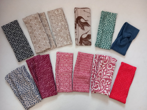 Merino čelenka černá kaleidoskop