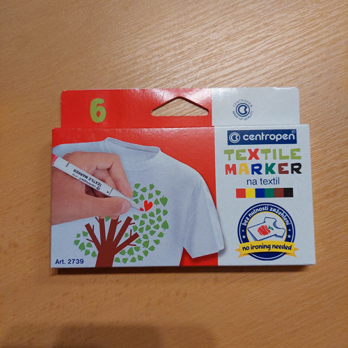 Centropen 2739 fix na textil 6 ks sada