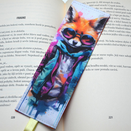 Záložka do knihy - Cool fox