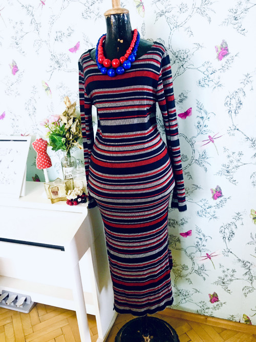 Šaty long stripes — foto 1
