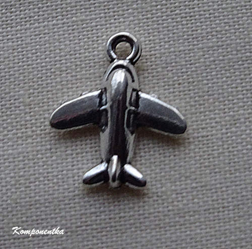 Přívěšek letadlo 15 x 14mm 2kusy