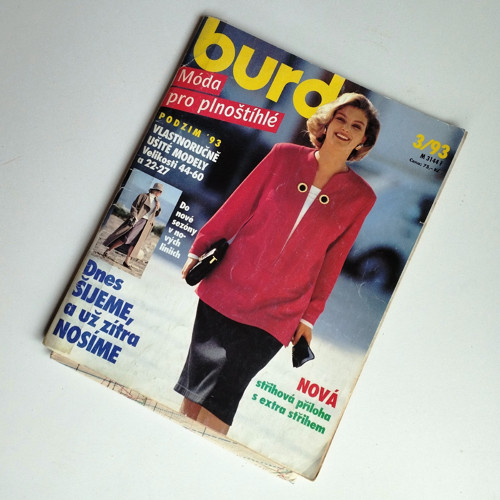 Burda Plus Móda Pro Plnoštíhlé 3/93 — foto 1