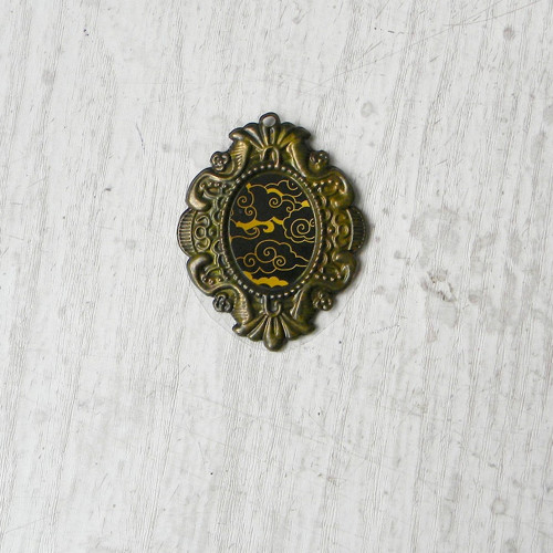 Kovový rámeček staromosaz-RM050 - 5cmx4cm — foto 1