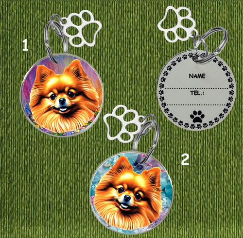 ŠPIC POMERANIAN PSÍ ZNÁMKA 2 velikosti vyberte !
