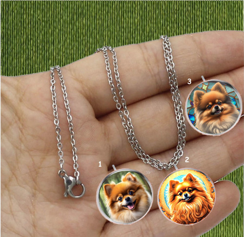 Špic Pomeranian Řetízek Chirurgická Ocel