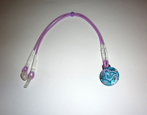Záchytný klip na 2 sluchadla ornament C