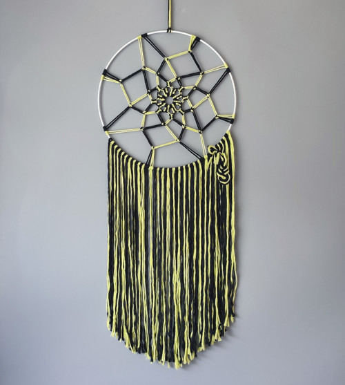 Macramé lapač snů - 35 x 85 cm