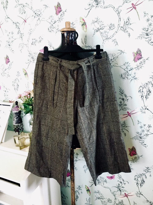 3/4ťáky dandy look tvídové — foto 1