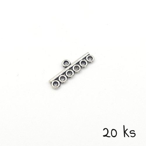Ramínko rovné 20x5 mm, 10 párů