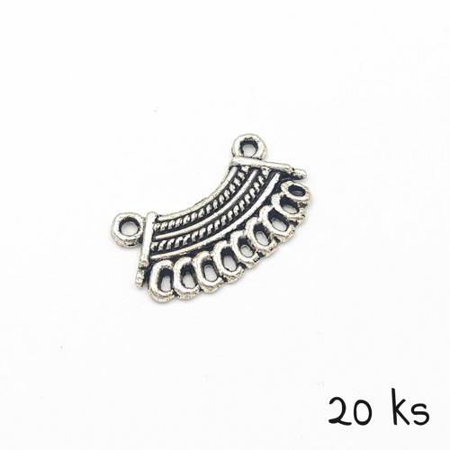 Ramínko "oblouček" 20x10 mm, 10 párů