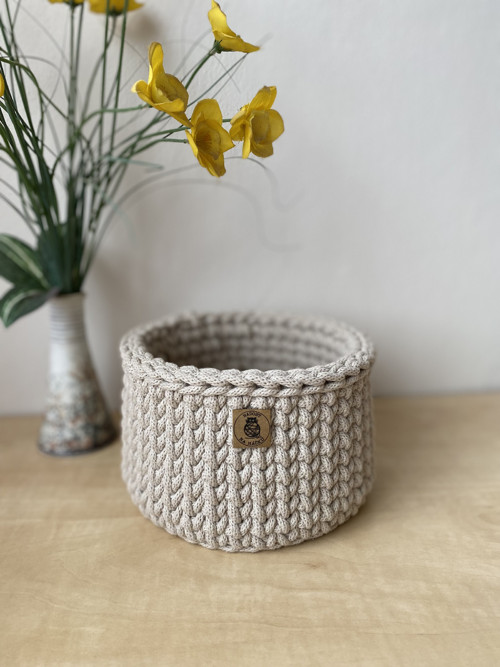 Háčkovaný košík