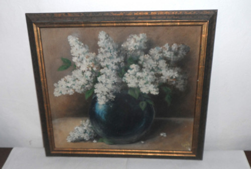 Originál OBRAZ "Šeříky", autor Otto Göbl — foto 1