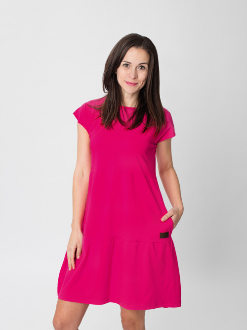 Drexiss dámské letní šaty SOFIE REALLY PINK