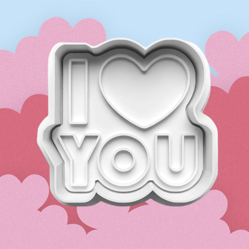 Vykrajovátko LÁSKA - I Love You