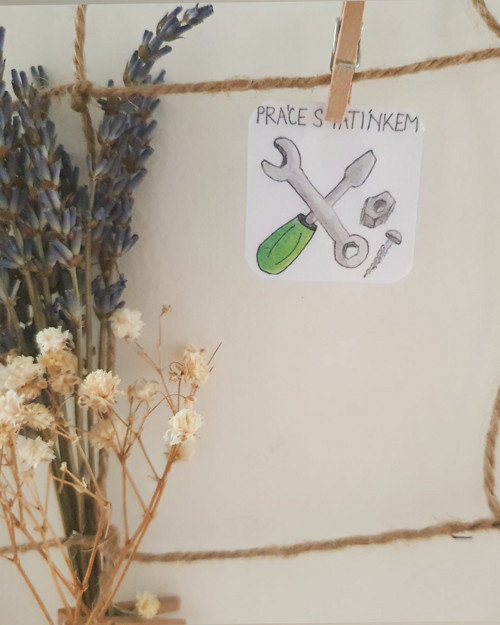Práce s tatínkem — foto 1
