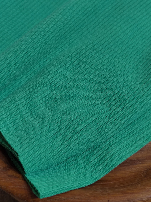 Elastický náplet žebrovaný 15x80 cm zelená — foto 1