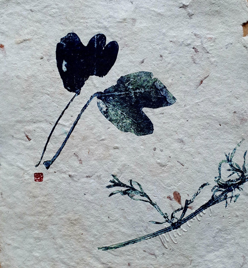 FLORALS - Originální MONOTYP v rámu