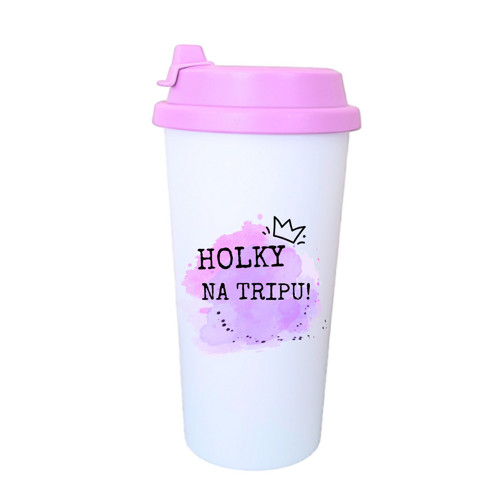 Cestovní hrnek – Holky na tipu!