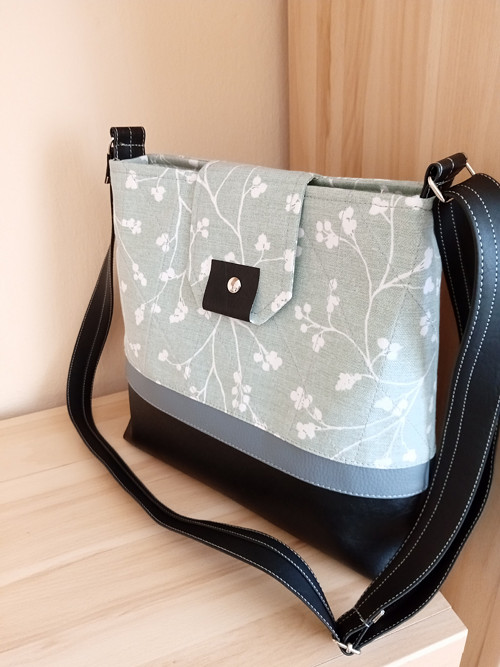 Crossbody- černá+šedá — foto 1