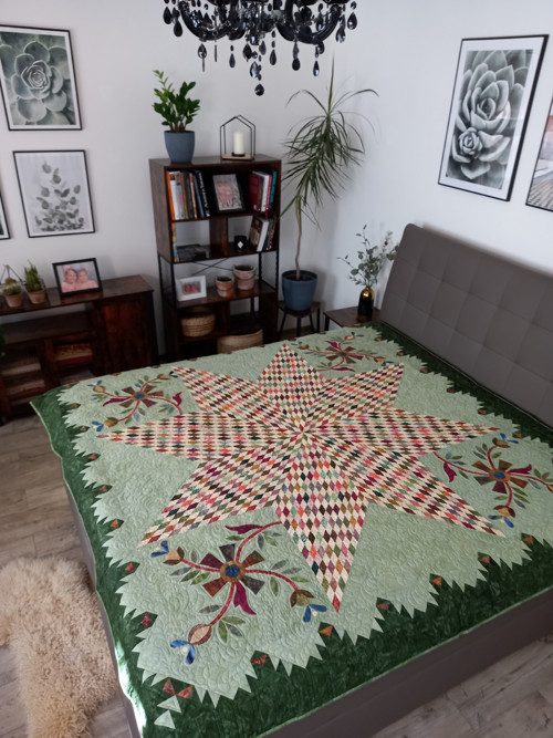 ...Scrappy Star Quilt...