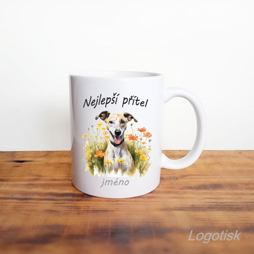 Keramický hrnek pejsek Vipet se jménem