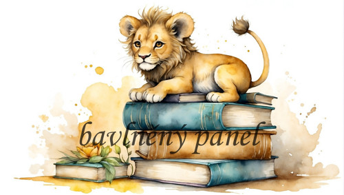 Bavlněný panel Akvarel 336