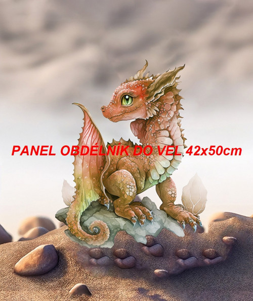 Bavlněný panel 21x25 cm - skladem