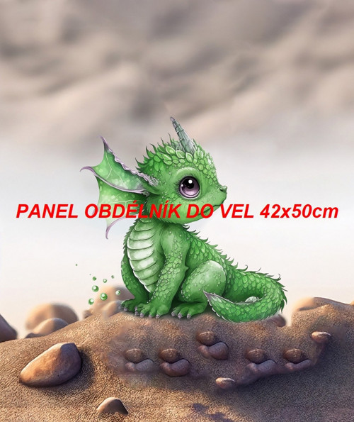 Bavlněný panel 21x25 cm - skladem — foto 1