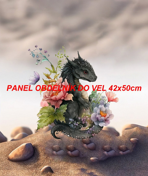 Bavlněný panel 21x25 cm - skladem — foto 1
