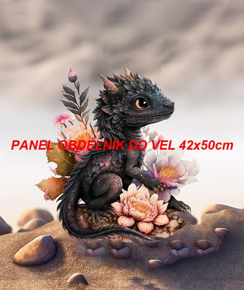 Bavlněný panel 21x25 cm - skladem
