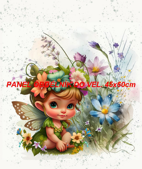 Bavlněný panel 21x25 cm - skladem — foto 1