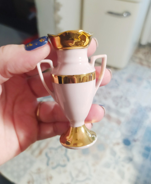 Malá vázička Amfora porcelán HC Chodov