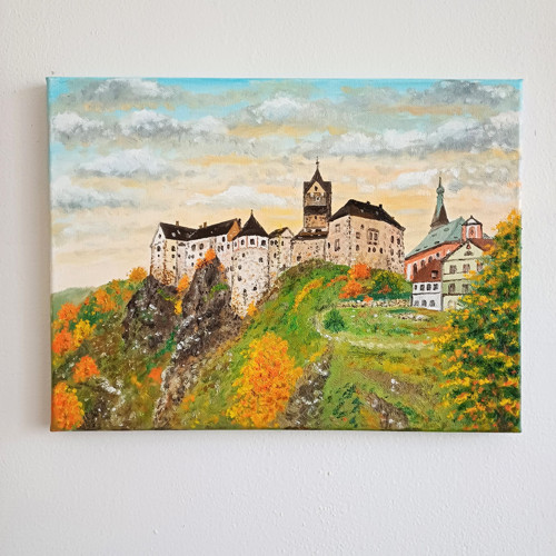 Obraz Hrad Loket nad Ohří