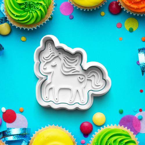 Unicorn - Vykrajovátko s razítkem