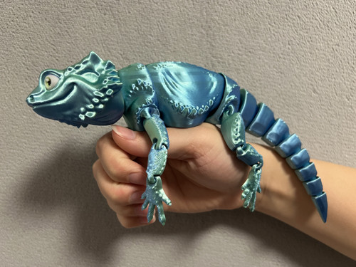 Agama Vousatá - 26 cm - 3D Tisk