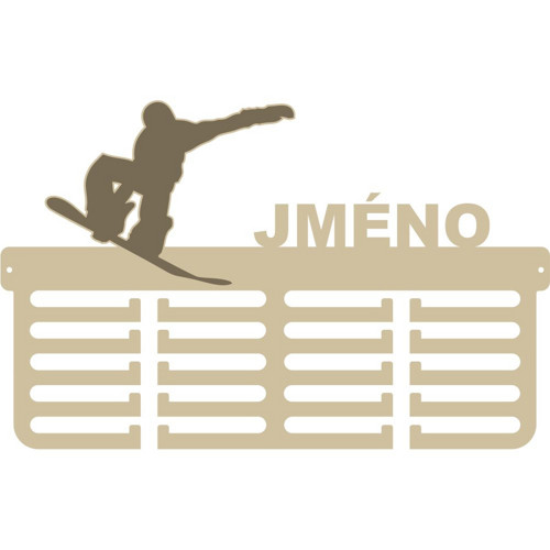 Věšák na medaile - Snowboarding — foto 1