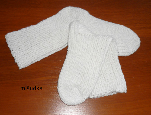 Ponožky jako od maminky - bílé 86