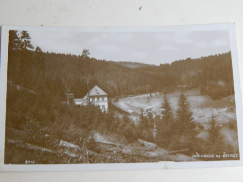 Přehrada na ŽELIVCE - retro pohled 1935 1940 ??