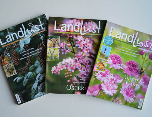 Sada 3 německých časopisů LandLust, 2021