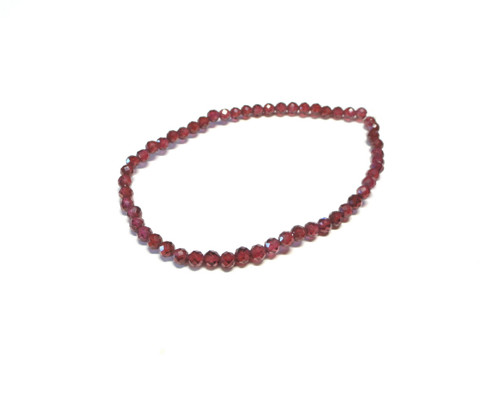 Rhodolit granát - jemný náramek 3 mm