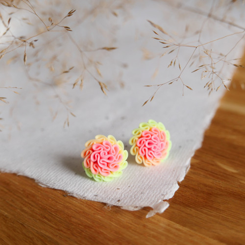 Náušnice Pastel neon — foto 1