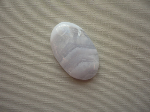 Kabošon - chalcedon krajkový 21 mm, č.11f