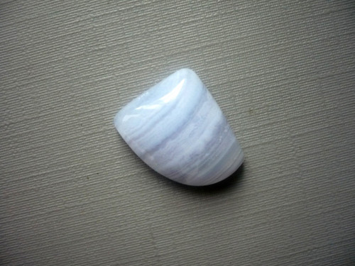Kabošon - chalcedon krajkový 17 mm, č.19f