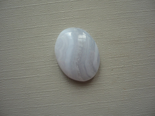 Kabošon - chalcedon krajkový 17 mm, č.21f