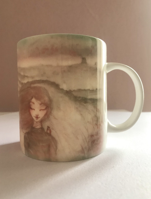 Velký hrnek z průsvitného porcelánu s Líbezníčky