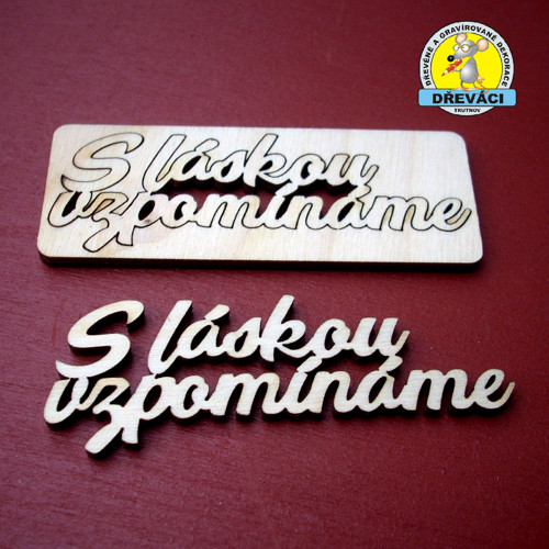 Výřez S láskou vzpomínáme 7 cm ... KV0002 D