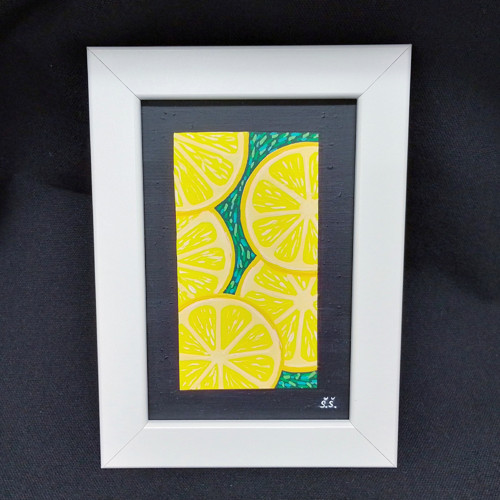 Citróny, obrázek pro radost, 13x18 cm
